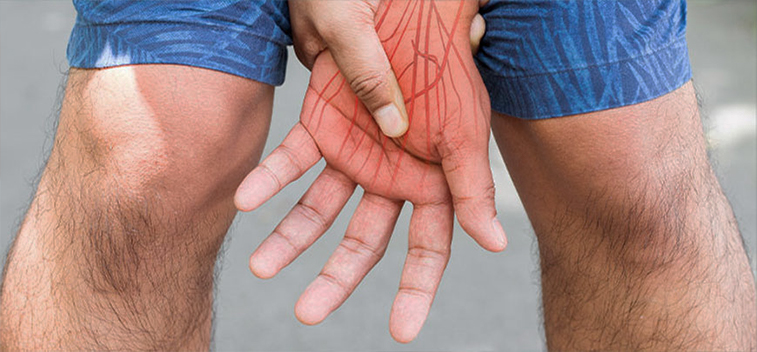 patient experiencing neuralgia and in need of the neuropathy treatment protocol at Pittsburgh East Health Center in Monroeville