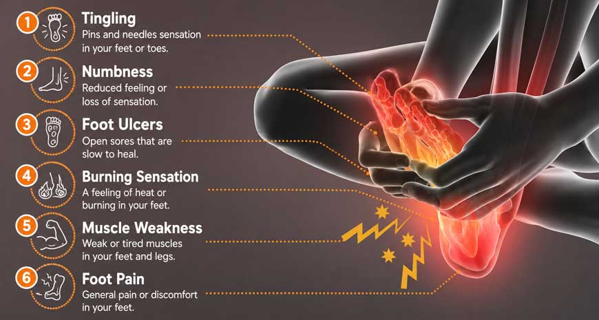 patient receiving Neuropathy Treatment as part of the neuropathy treatment protocol at Pittsburgh East Health Center in Monroeville